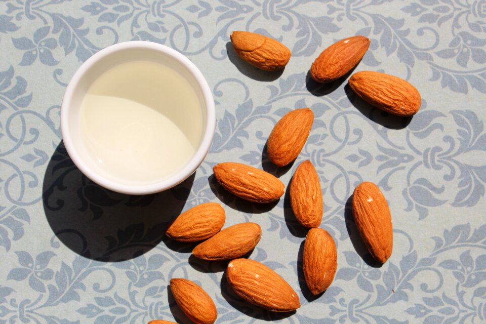Almond oil beauty gray food