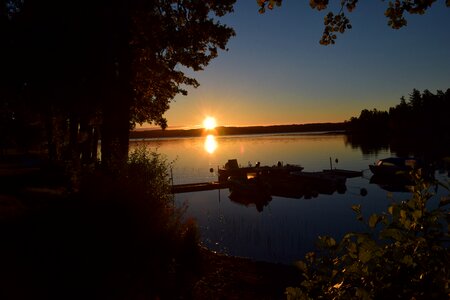 The middle of sweden stora bör morgenstimmung photo