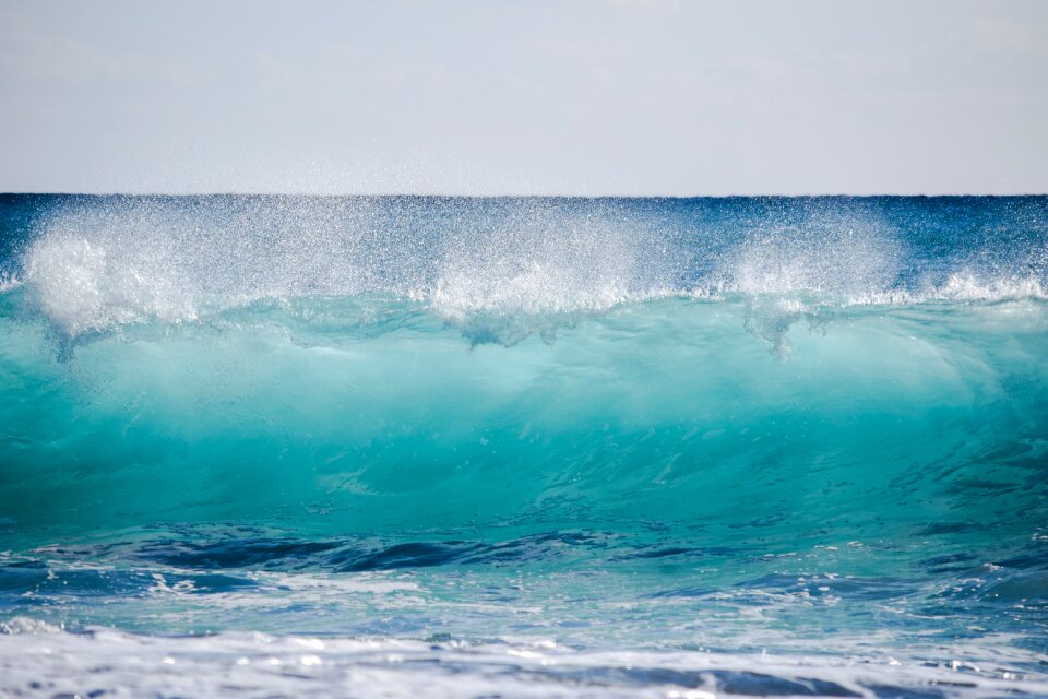 Nature ocean blue
