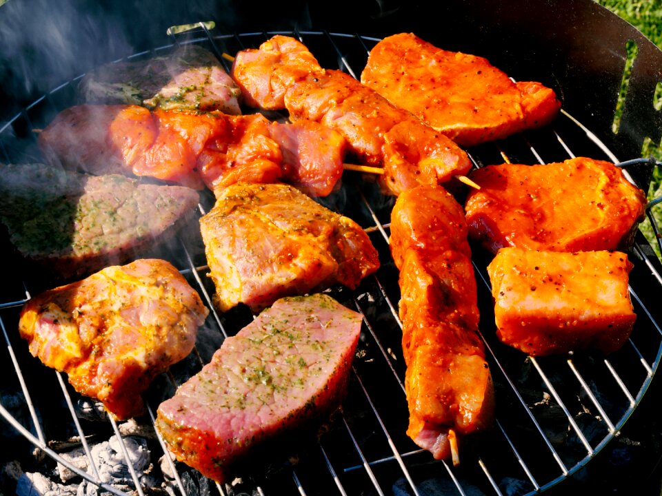 Grill grilled meats delicious