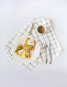 Coffee toast snack photo