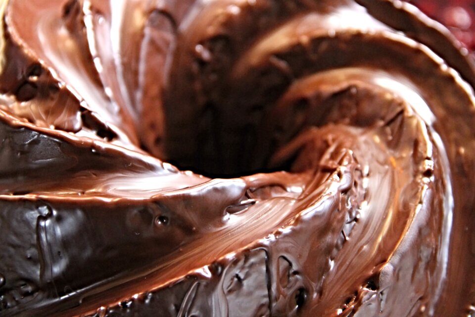 Coffee party dark brown chocolate