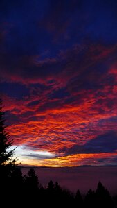 Landscape sky twilight photo