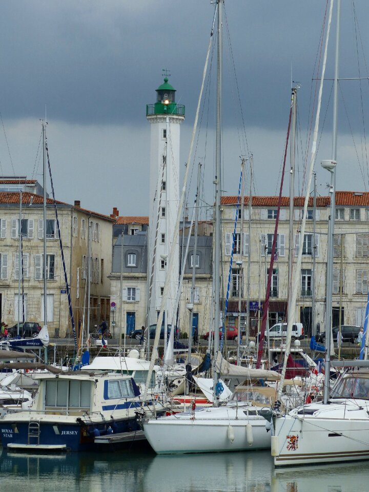 Port marina sailboats