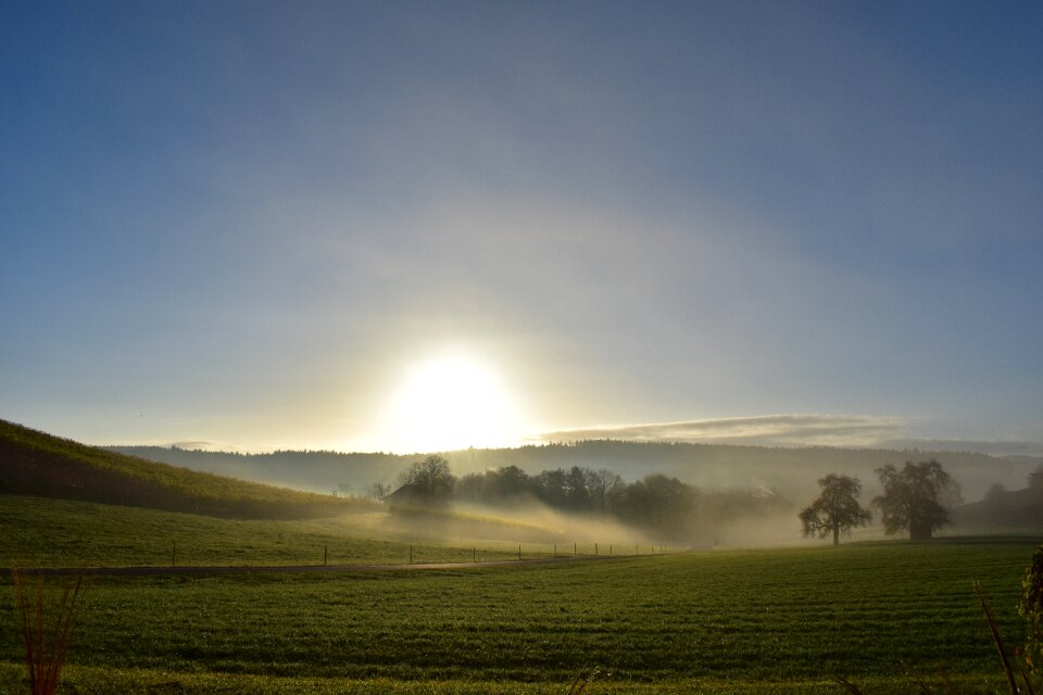 Mood sunrise sun photo