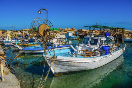 Boats harbor sea photo