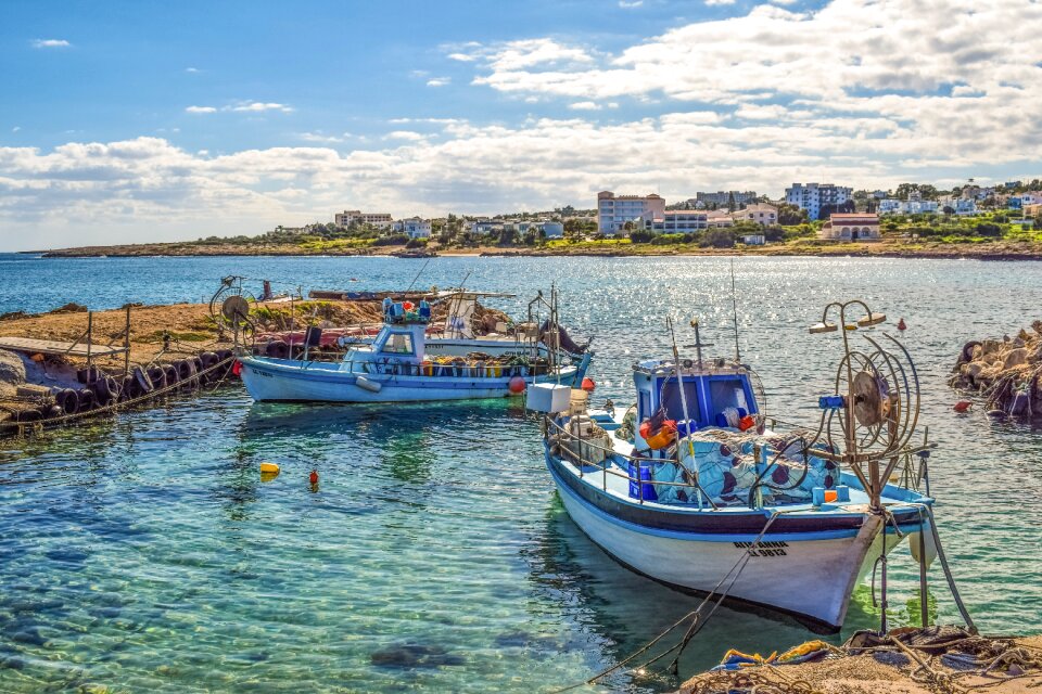 Boats harbor sea photo