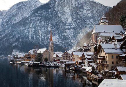 Village houses residential photo