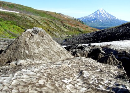 Volcano snow sneznik