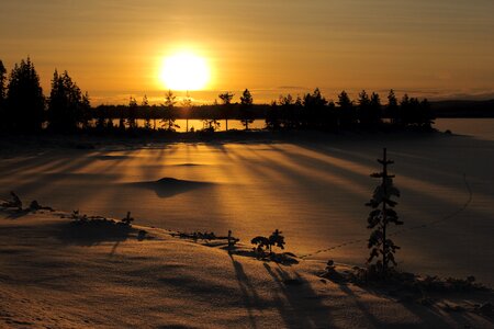 Waters evening sweden photo