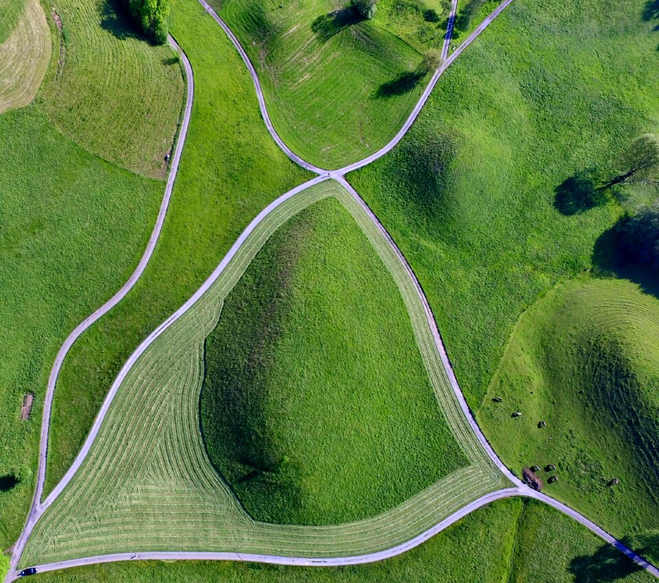 Aerial view nature
