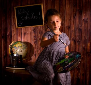 School portrait child