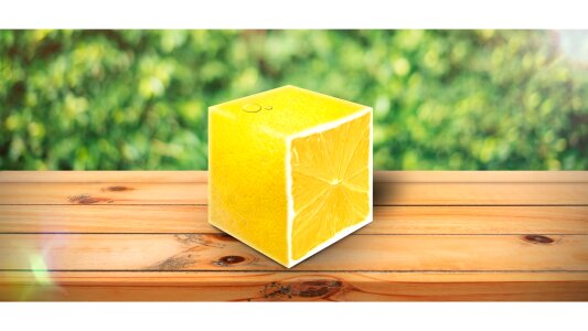 Cut fruit square the richness of