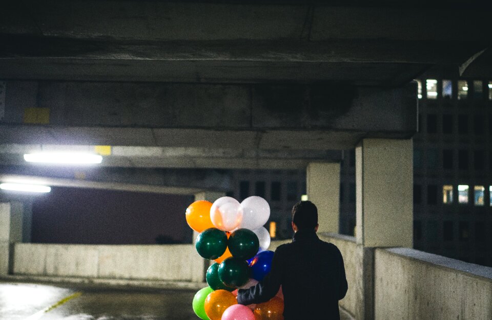 Carpark surprise celebration
