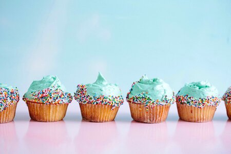 Sprinkles sweet blue food
