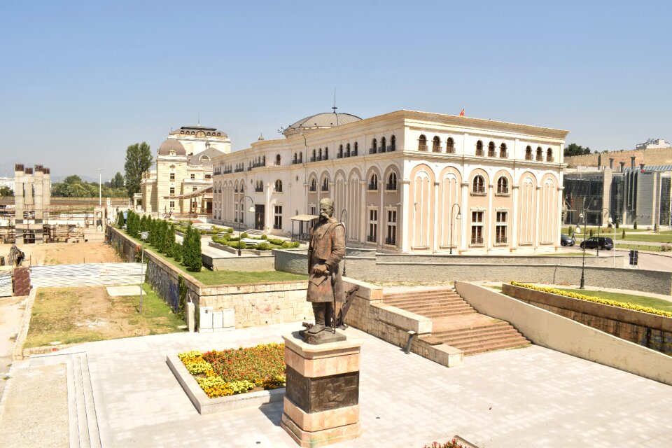 Bridge urban main square