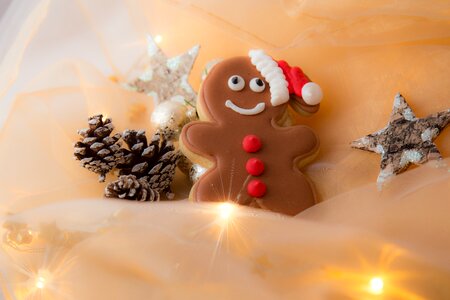 Glitter gingerbread gingerbread man