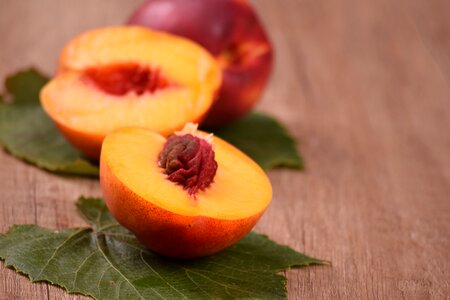 Healthy food nectarine deciduous