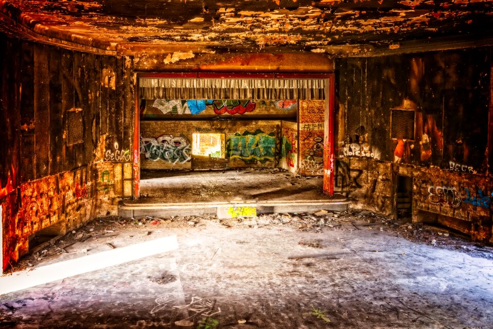 Abandoned places stage abandoned