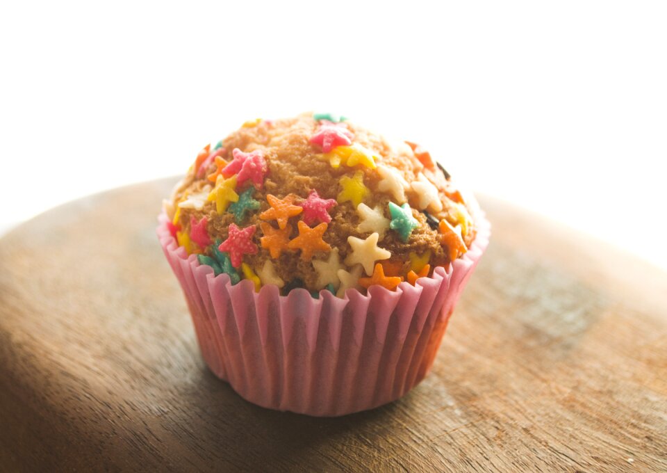 Pastry cupcakes flower