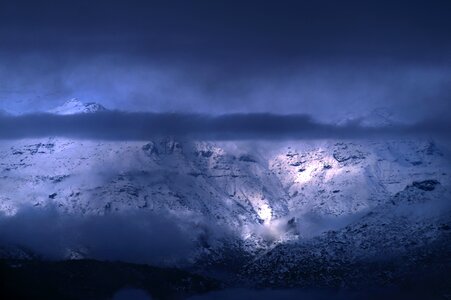 Soil rocks sky photo