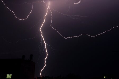 Lightning rain Free photos