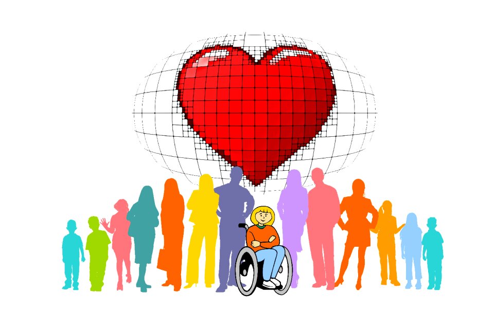 Wheelchair users handicap heart
