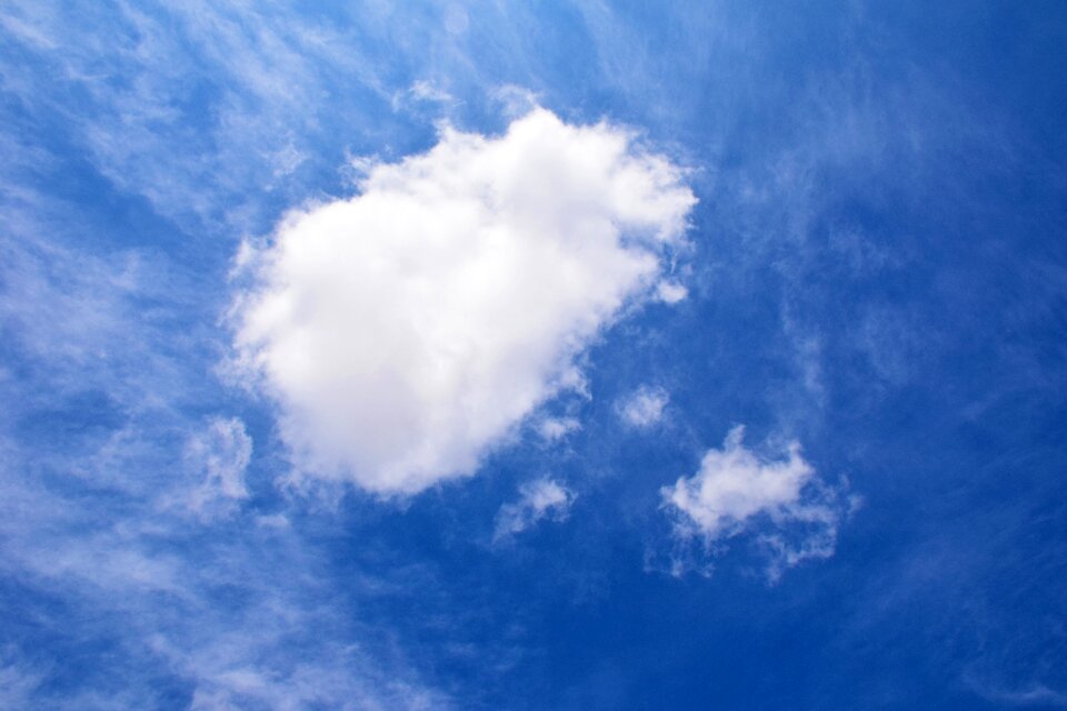 Cloud blue sky and white clouds sky