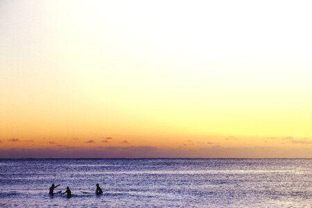 Sea people swimming photo