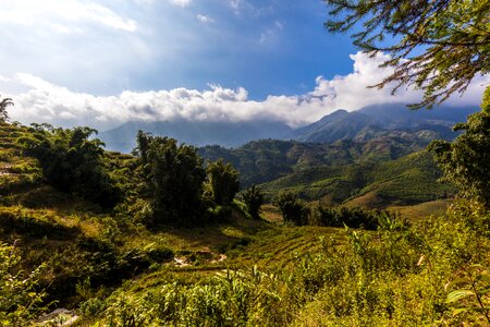 Mountain sky sapa photo