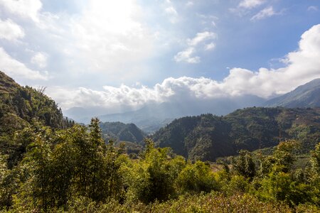 Mountain sky sapa photo