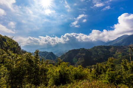 Mountain sky sapa photo