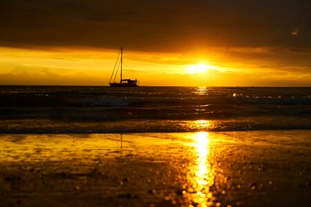 Sunset marine peace photo