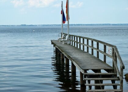Baltic sea pier boardwalk photo