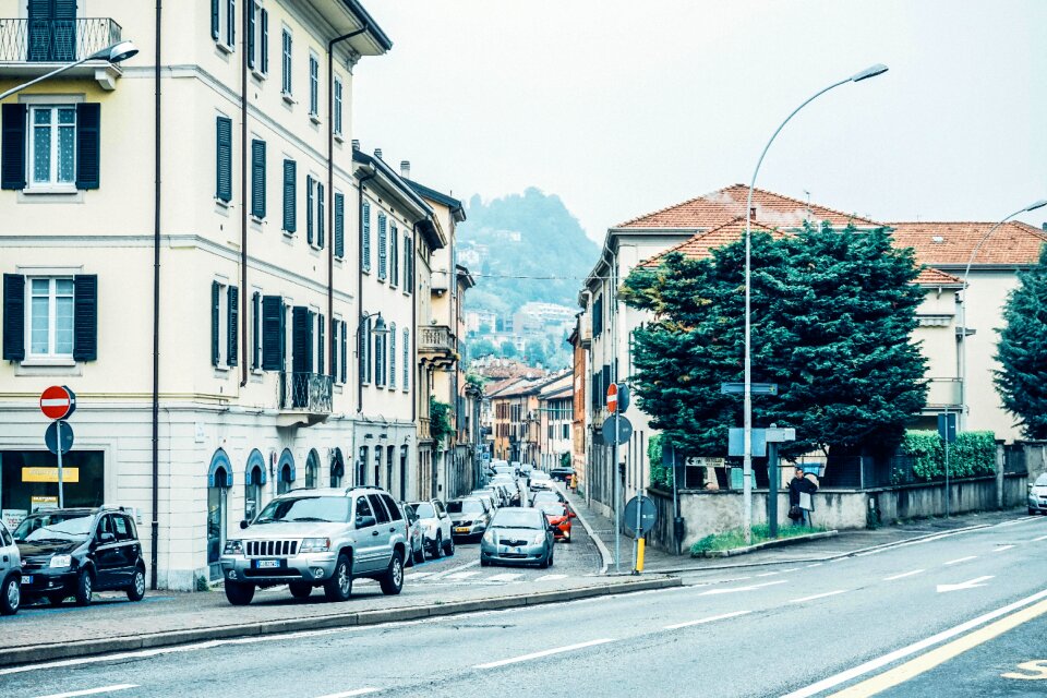 Residential alleys streets