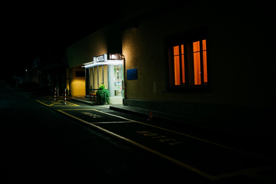 Hotel dark night