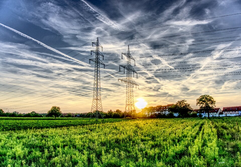 Power cable catenary power line