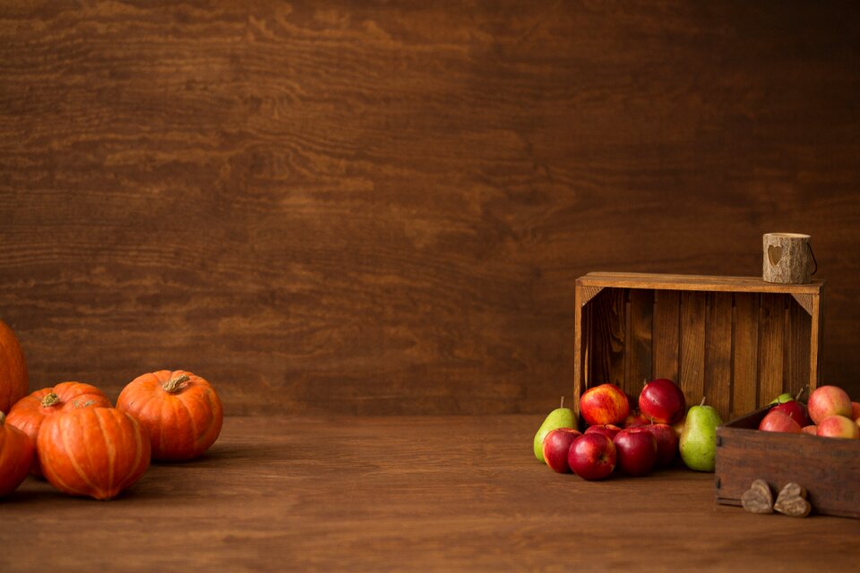 Orange decoration apple