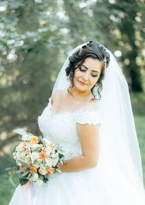 Headdress bouquet lovely photo