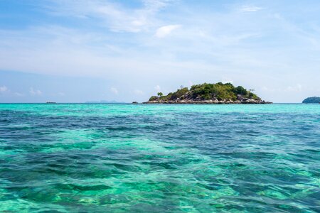 Travel green blue thailand