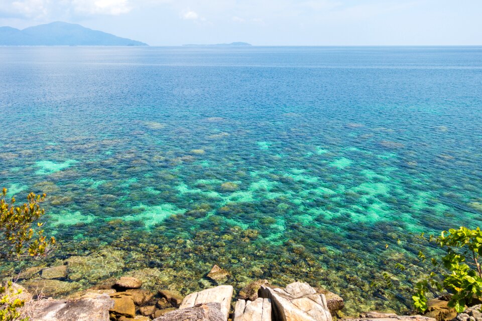 Travel green blue thailand