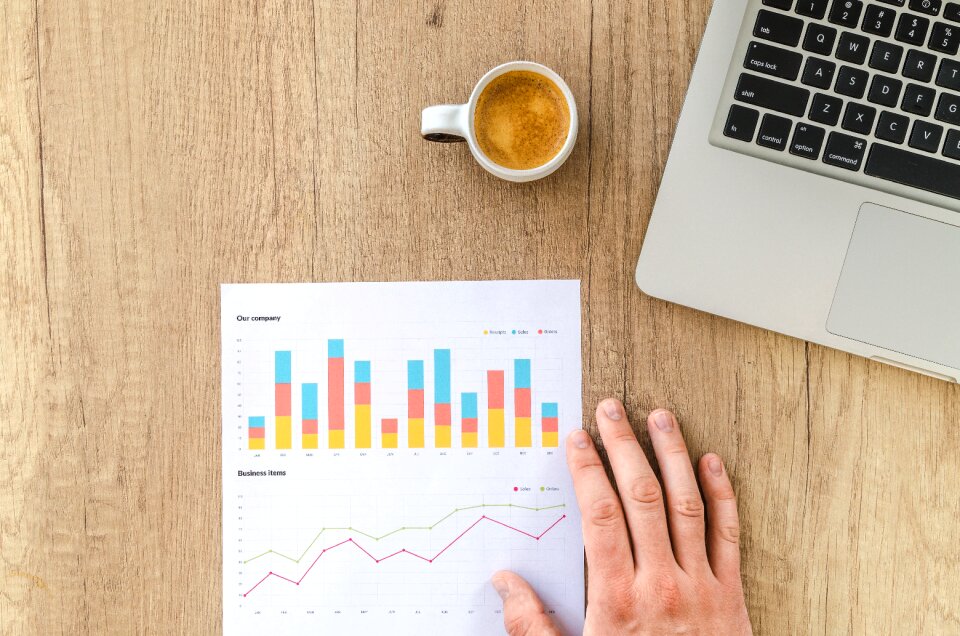 Financial data stats photo