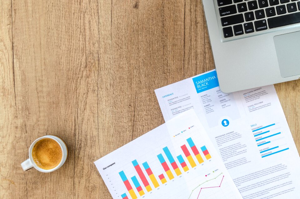 Financial data stats photo