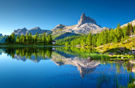 Croda da lago italy landscape