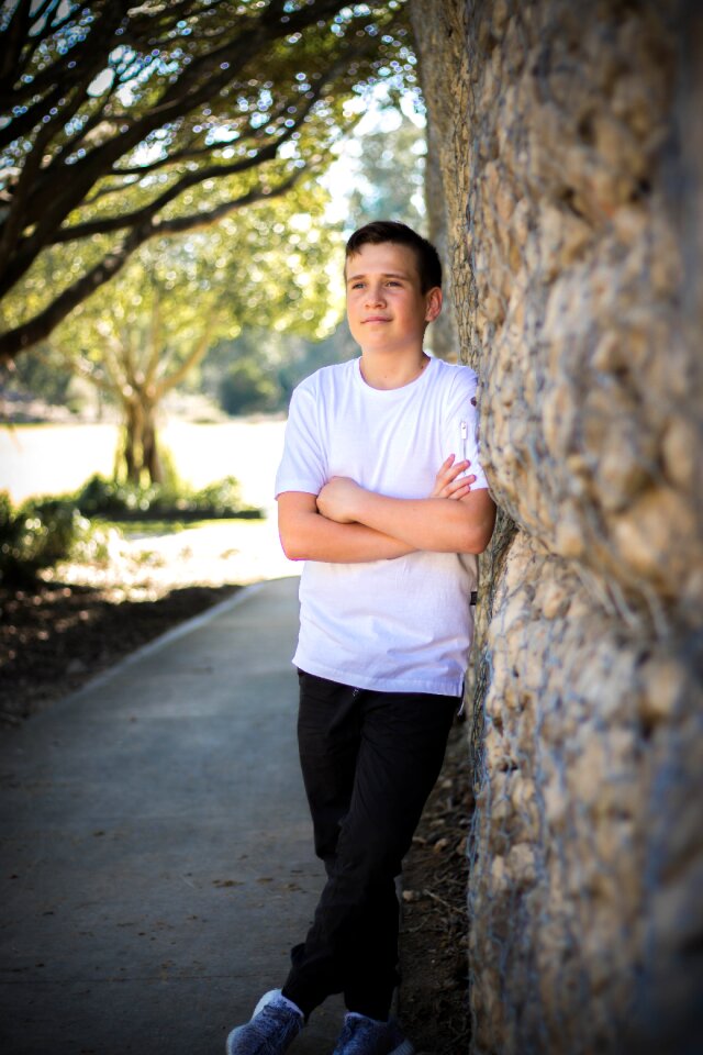 Young teen male