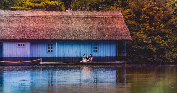 Sea reflection house