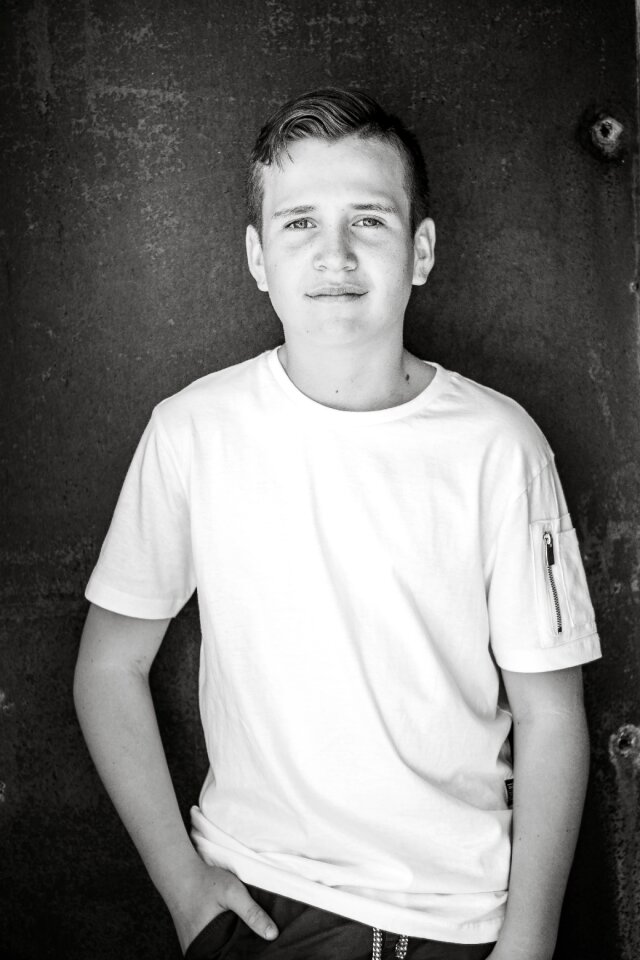 Young teen male