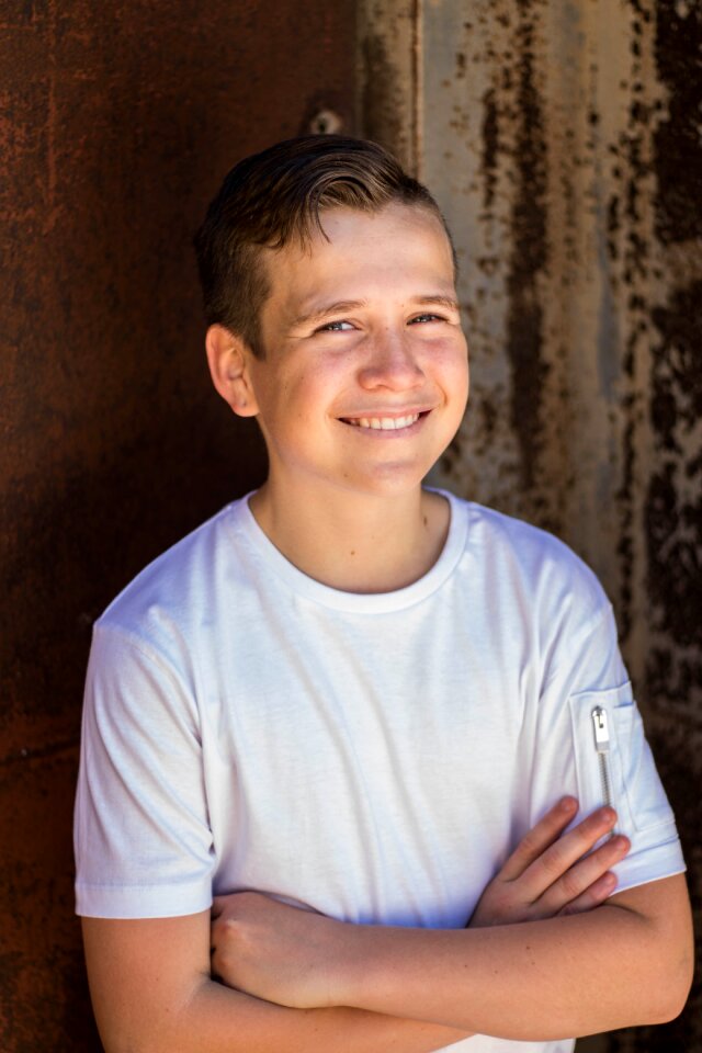 Young teen male