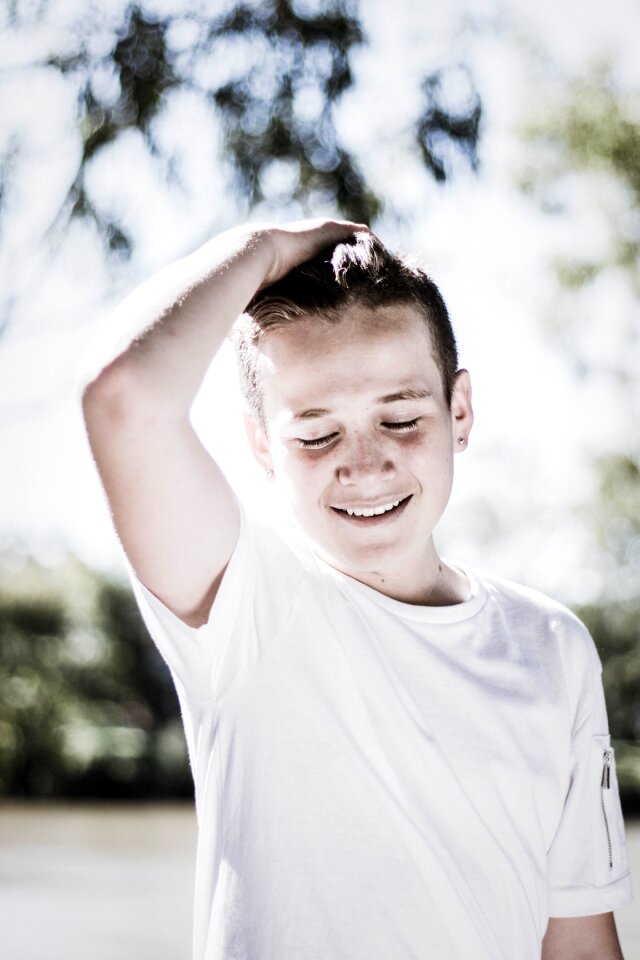 Young teen male