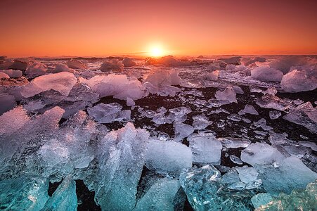 Shore nature ice